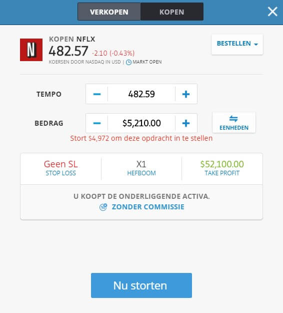 netflix aandeel kopen