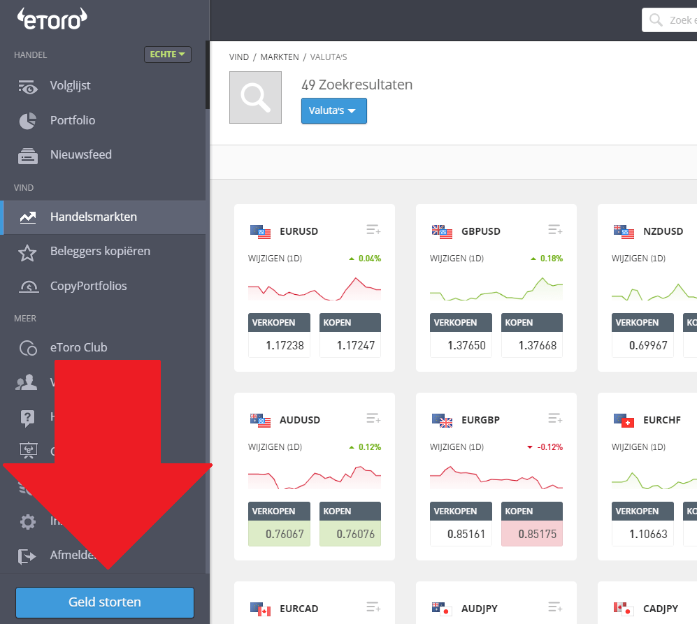 forex calculator geld storten etoro