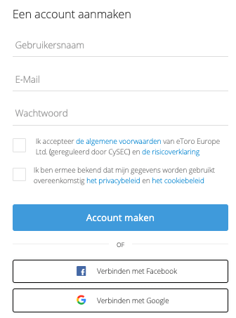 defi coins account registreren