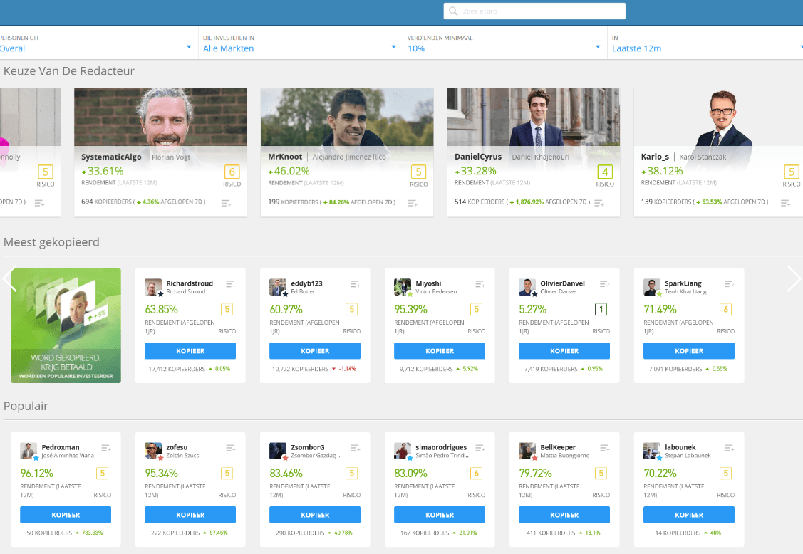 etoro copytrading nft crypto