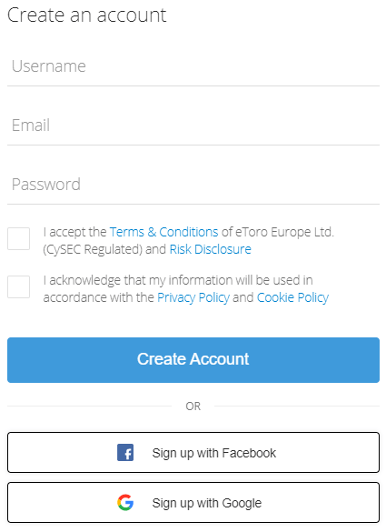 beste investering etoro account