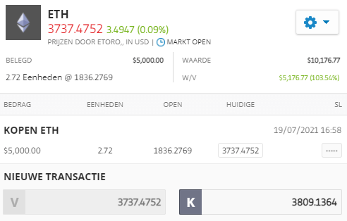 ethereum portfolio