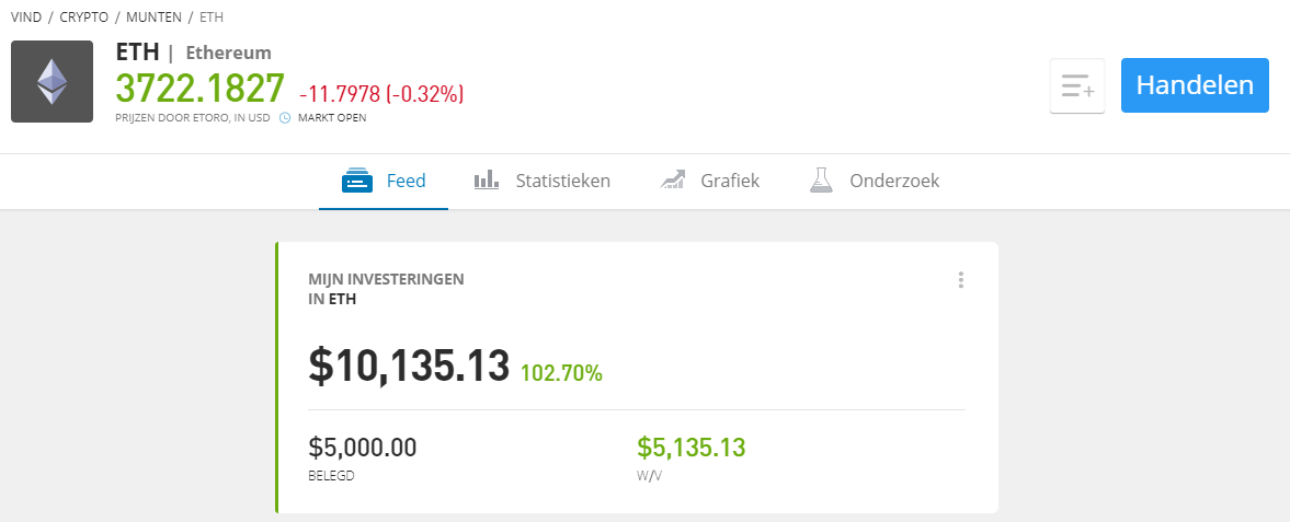 ethereum staking portfolio