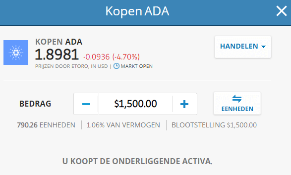cardano kopen beste crypto nieuws app