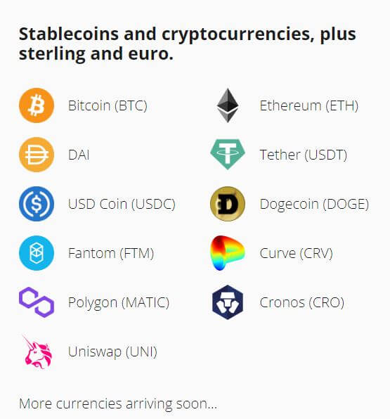 Aqru crypto, debit card