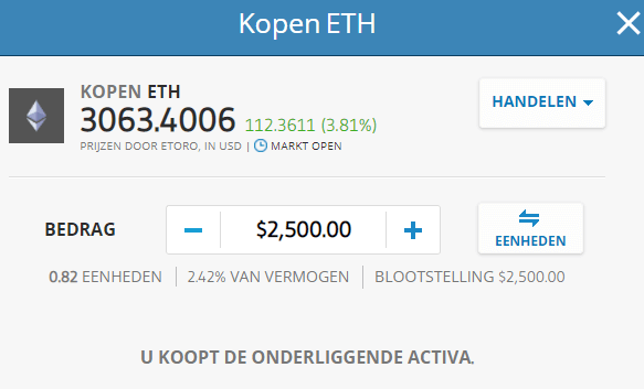 ethereum nft crypto projecten