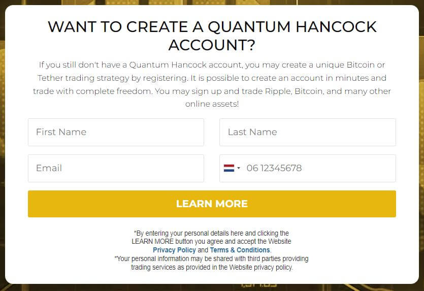 Quantum Hanock Review Account Aanmaken