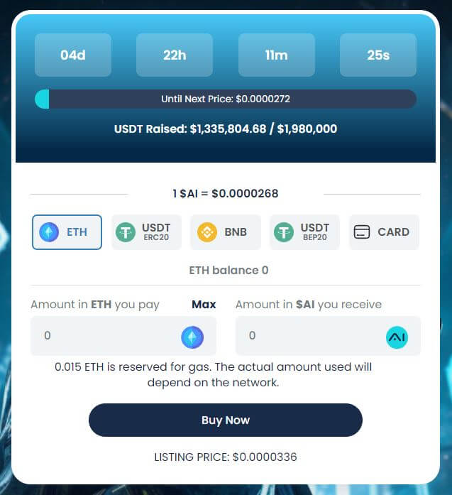 Rijk worden met crypto - Aidoge Presale