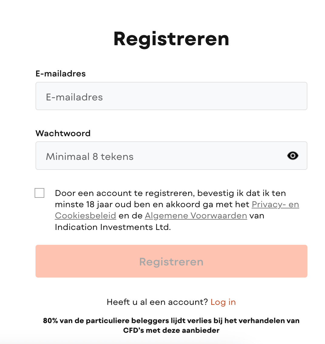 Libertex registreren